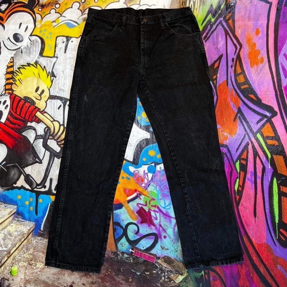 Rustler by Wrangler black denim jeans